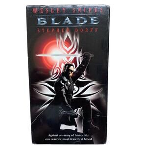 BLADE 1  VHS Wesley Snipes 1998 2001 New Line WHV Watermark NEW & SEALED